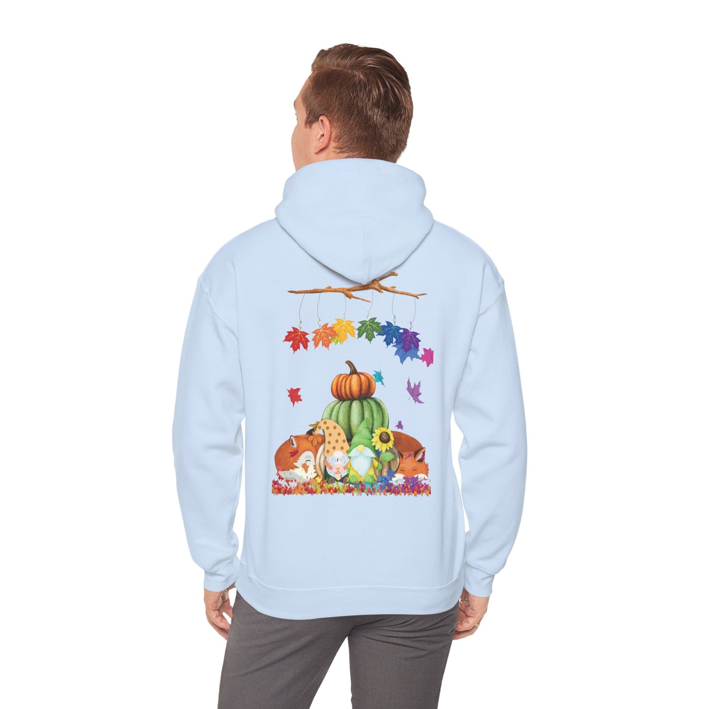 LGBTQIA+ Autumn Gnomes Unisex Heavy Blend™ Hooded Sweatshirt