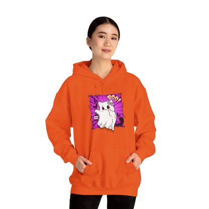 Boo Kitty Unisex Heavy Blend™ Hooded Sweatshirt