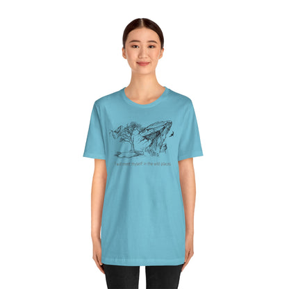 I will meet myself in the wild places - Climber Unisex Jersey Short Sleeve Tee