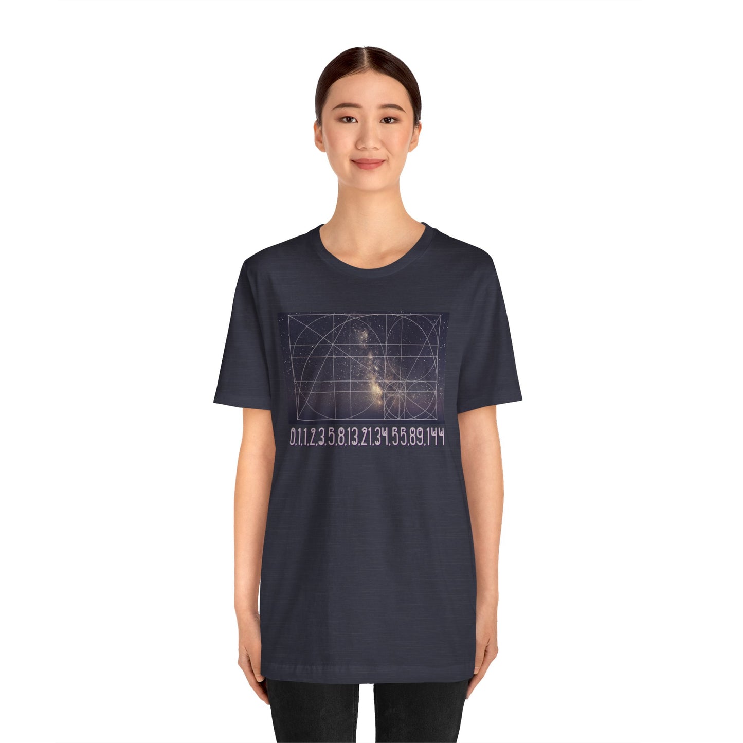 Fibonacci Sequence Unisex Jersey Short Sleeve Tee