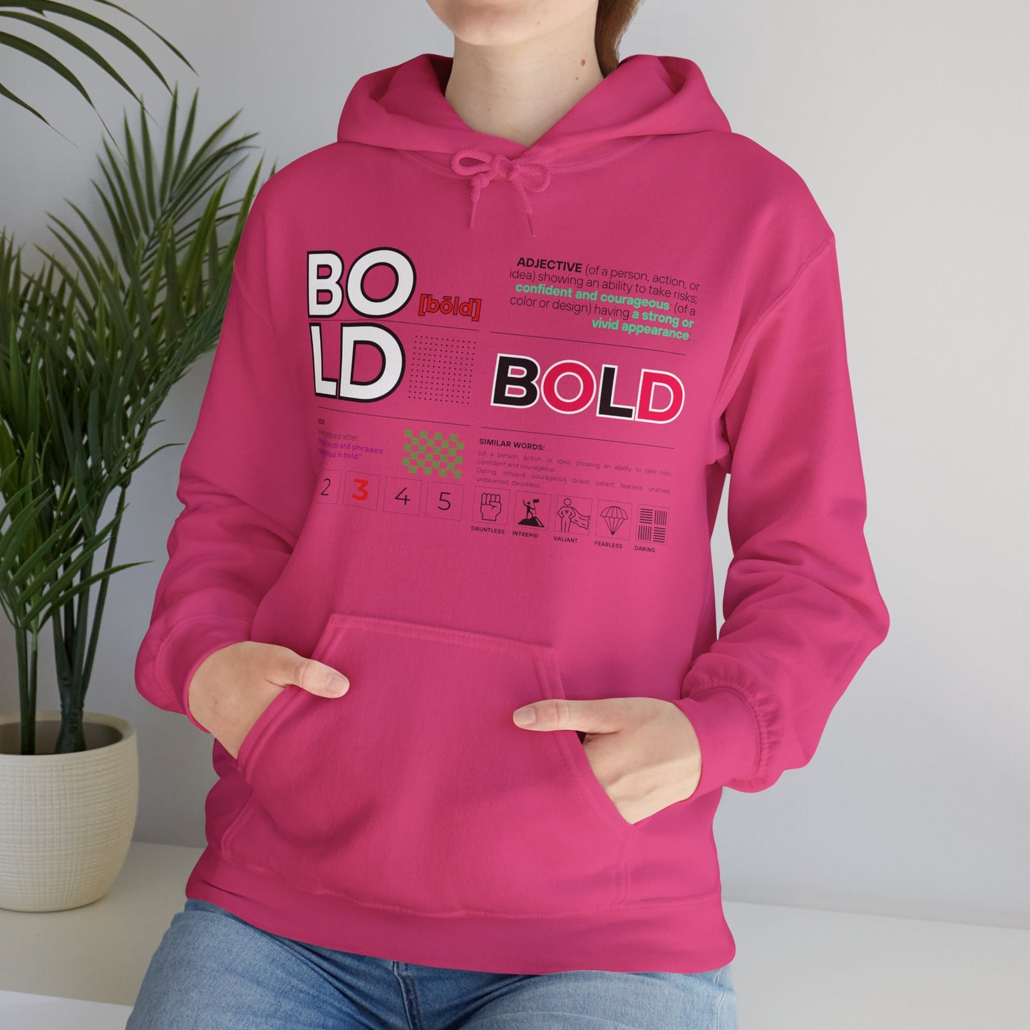 Bold Unisex Heavy Blend™ Hooded Sweatshirt