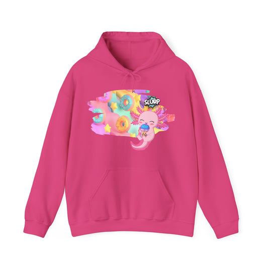 Slurpy Axolotl Unisex Heavy Blend™ Hooded Sweatshirt