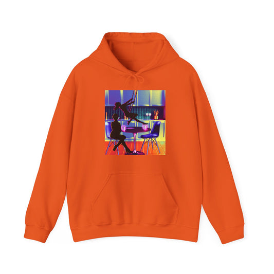 Sythwave A Coffee & A Swing Unisex Heavy Blend™ Hooded Sweatshirt