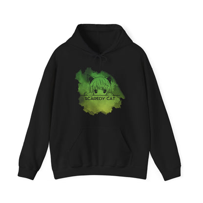 Anime Scaredy Cat Unisex Heavy Blend™ Hooded Sweatshirt