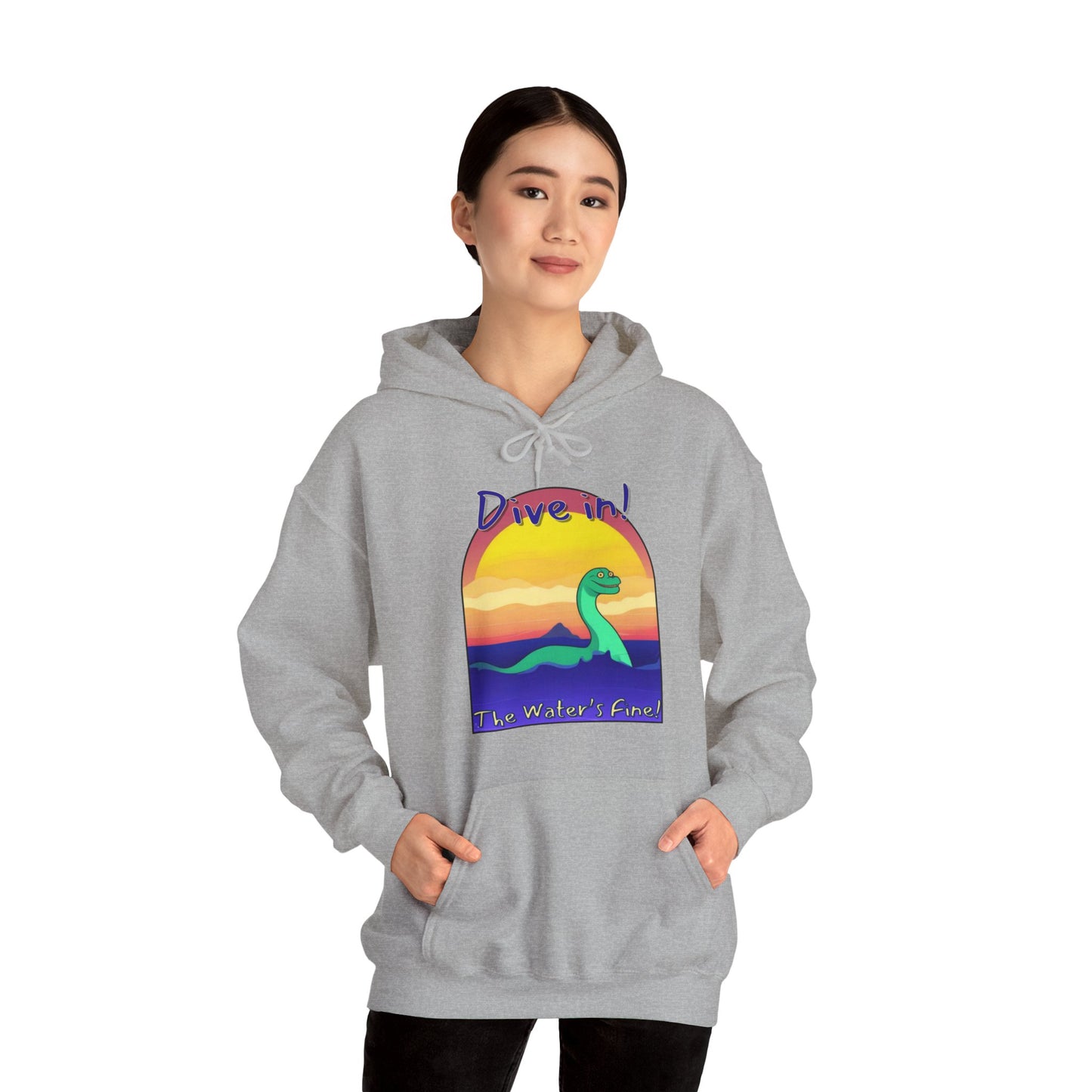 Dive In! Unisex Heavy Blend™ Hooded Sweatshirt