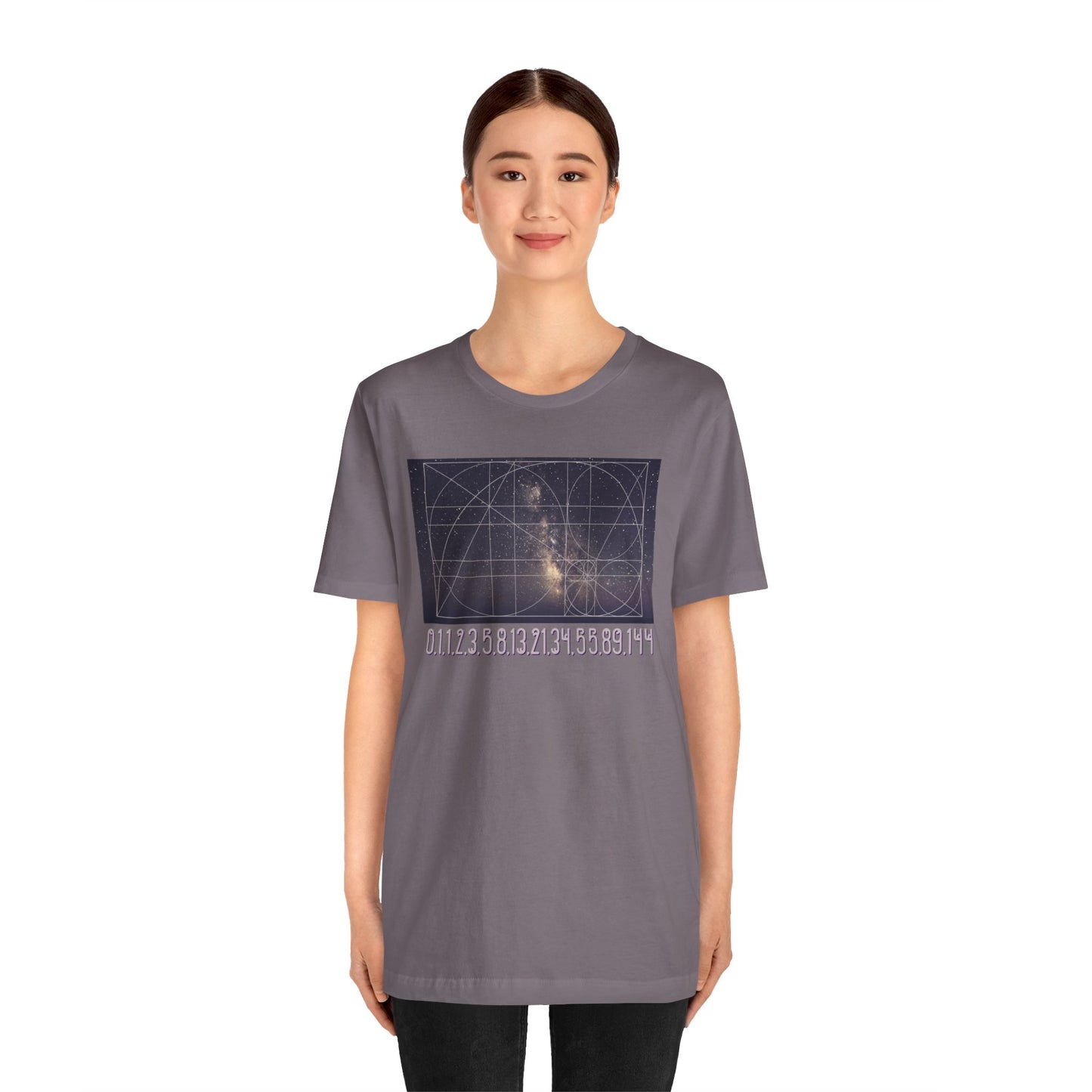 Fibonacci Sequence Unisex Jersey Short Sleeve Tee