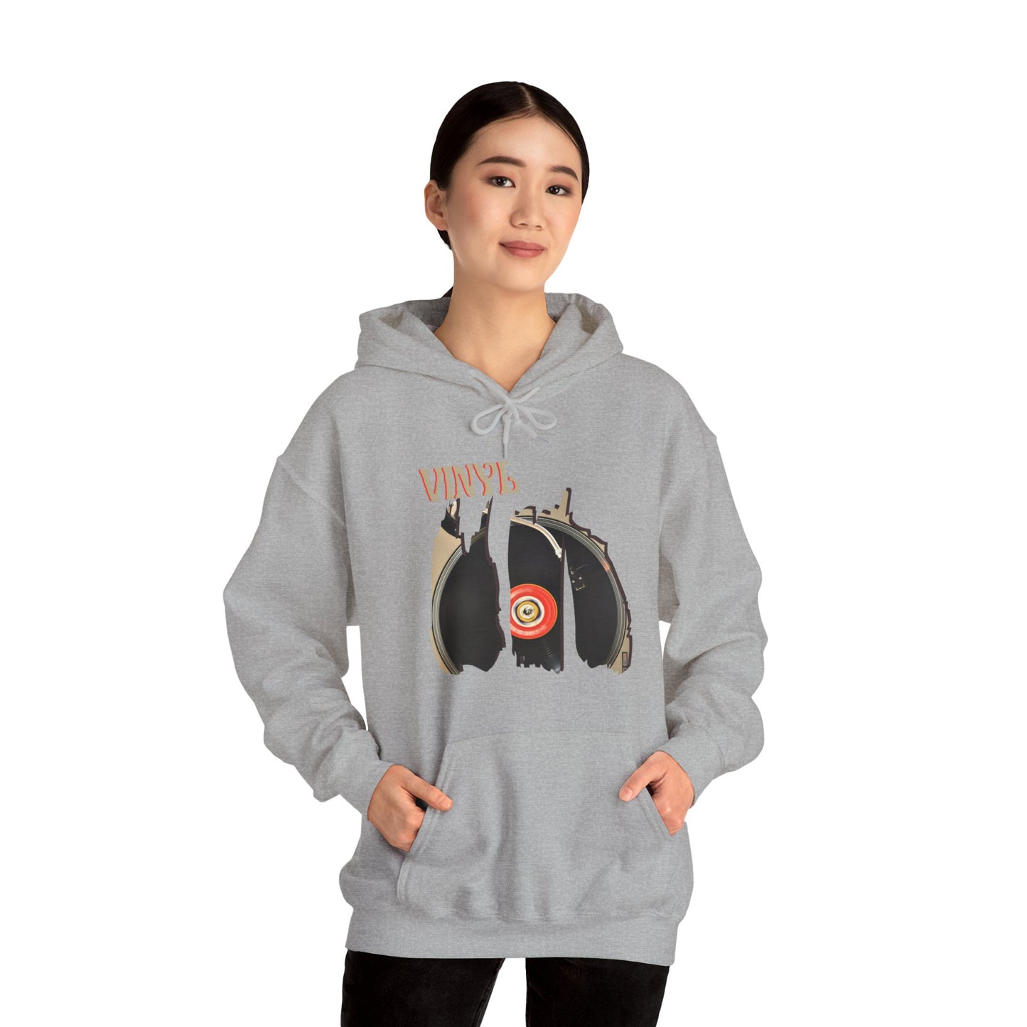 Vinyl Unisex Heavy Blend™ Hooded Sweatshirt