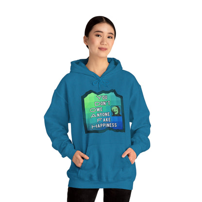 Fake Happiness Unisex Heavy Blend™ Hooded Sweatshirt