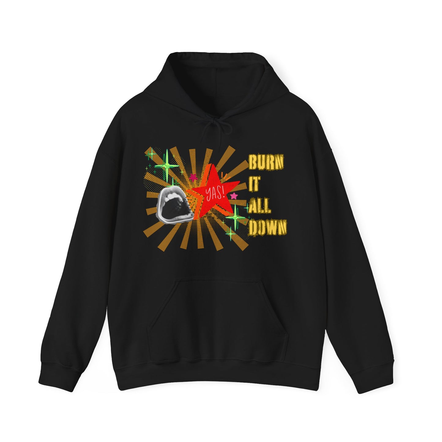 Burn It All Down Unisex Heavy Blend™ Hooded Sweatshirt