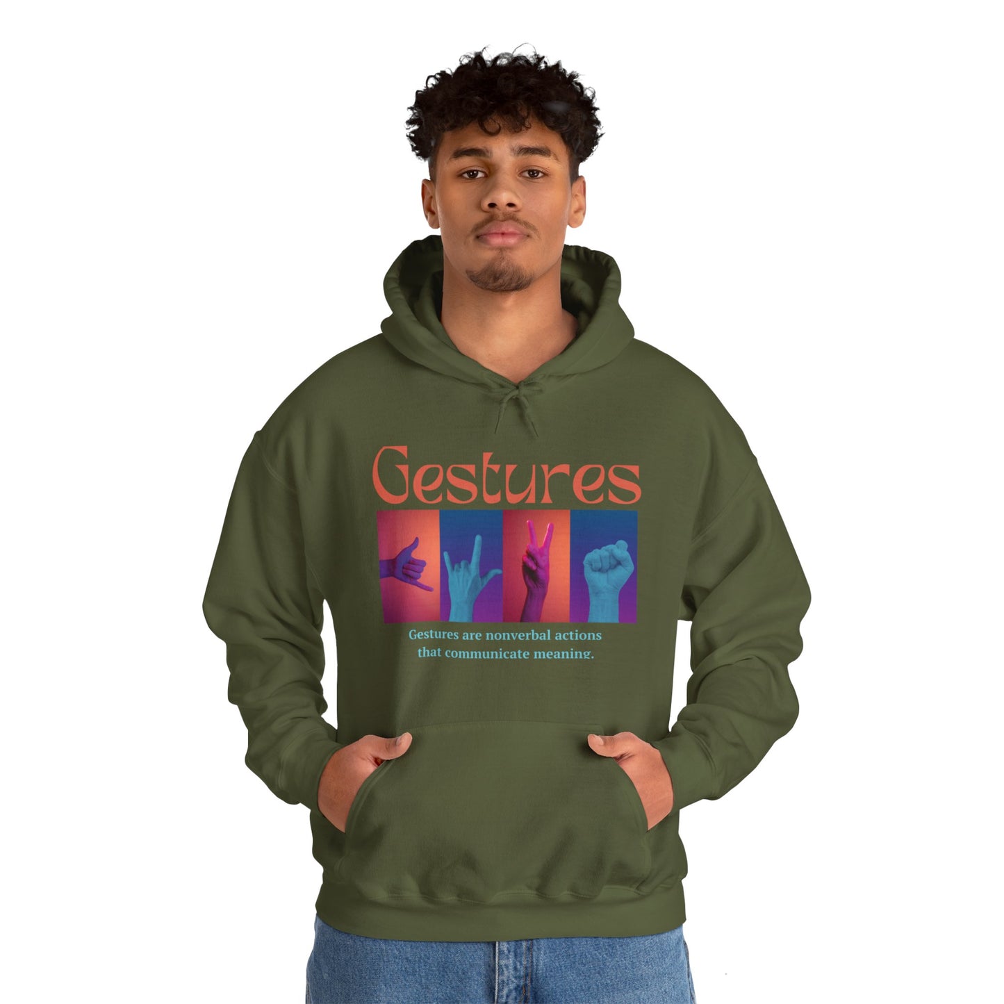 Gestures Unisex Heavy Blend™ Hooded Sweatshirt