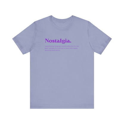 Nostalgia Unisex Jersey Short Sleeve Tee