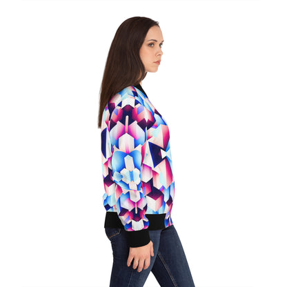 Cubist Women's Bomber Jacket (AOP)