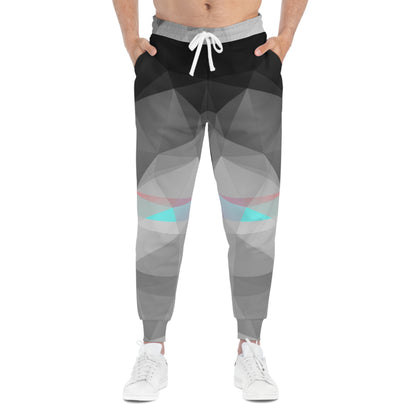 Polygon Contrast Athletic Joggers (AOP)