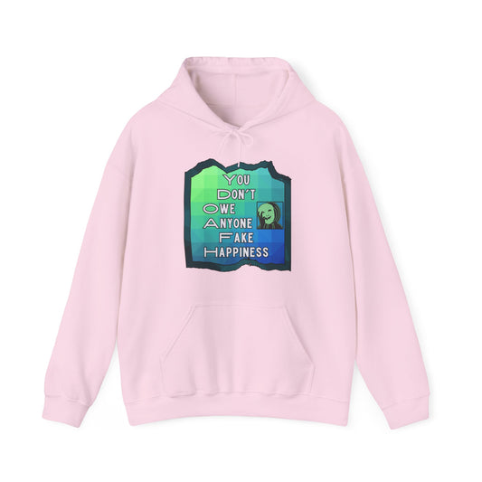 Fake Happiness Unisex Heavy Blend™ Hooded Sweatshirt