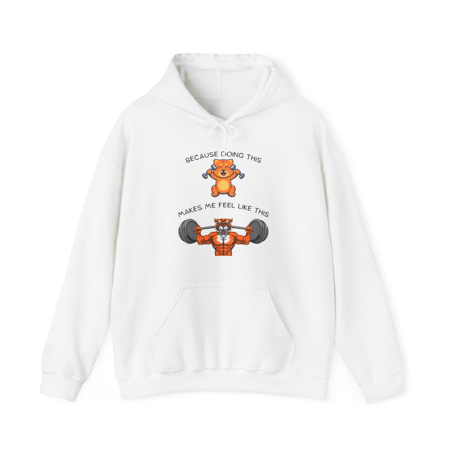 Tiger kitty got GAINS Unisex Heavy Blend™ Hooded Sweatshirt