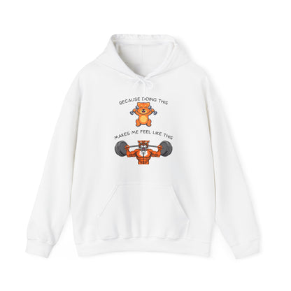 Tiger kitty got GAINS Unisex Heavy Blend™ Hooded Sweatshirt