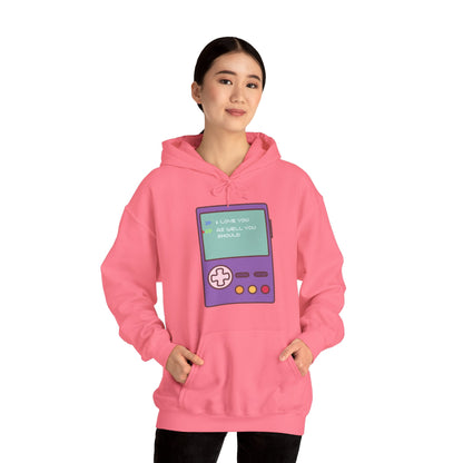 1P" I Love you", 2P "As Well You Should" Unisex Heavy Blend™ Hooded Sweatshirt