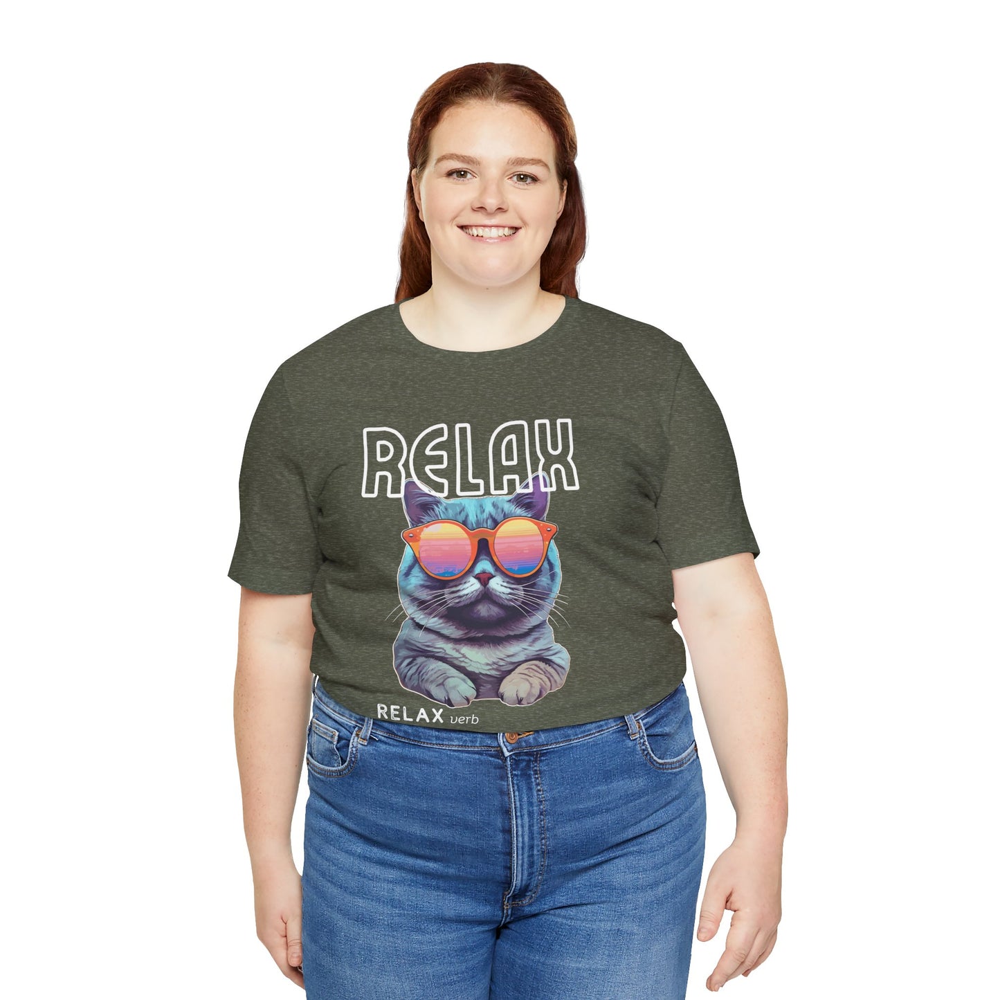 Kitty Says Relax Unisex Jersey Short Sleeve Tee