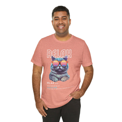 Kitty Says Relax Unisex Jersey Short Sleeve Tee