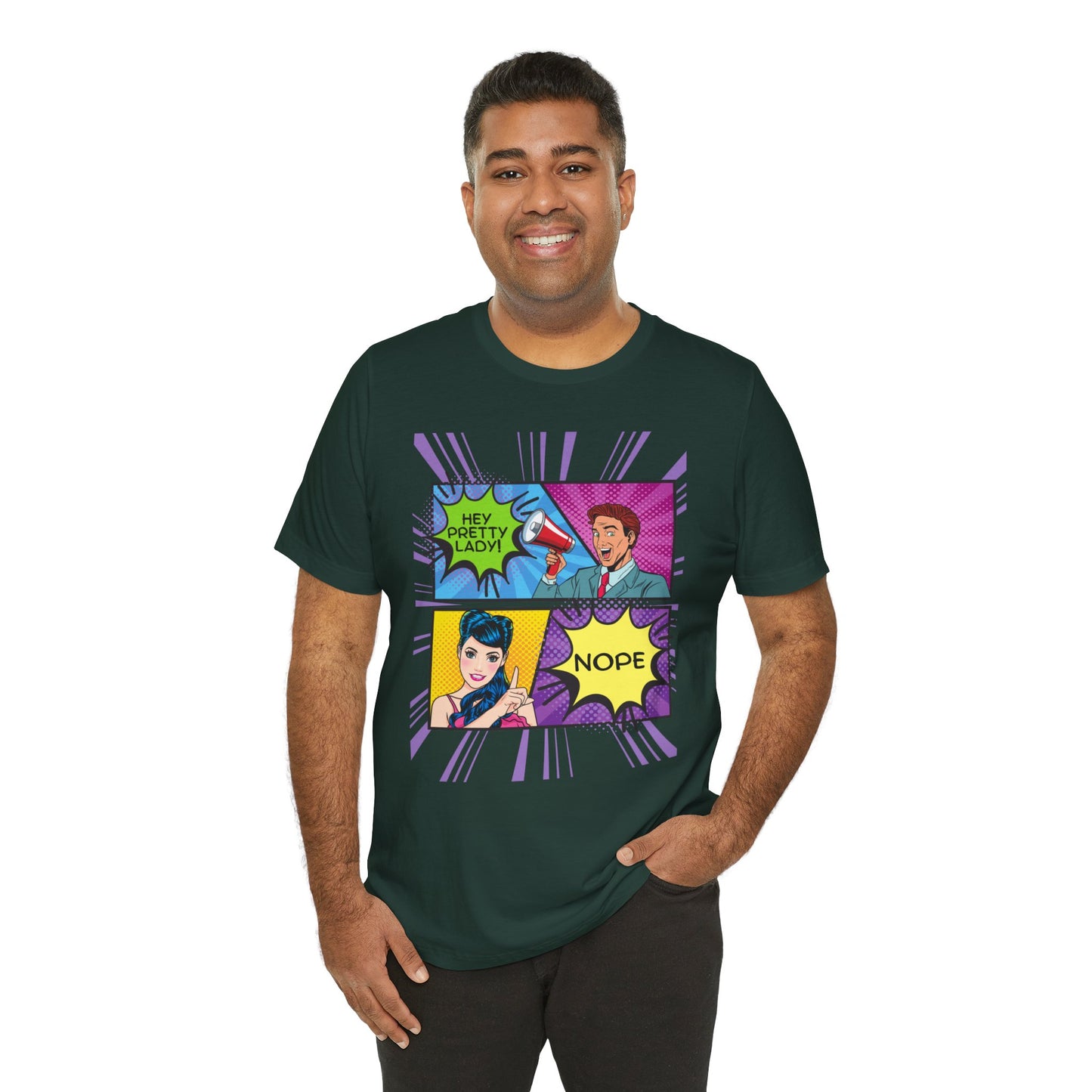 Pop Art Nope Unisex Jersey Short Sleeve Tee