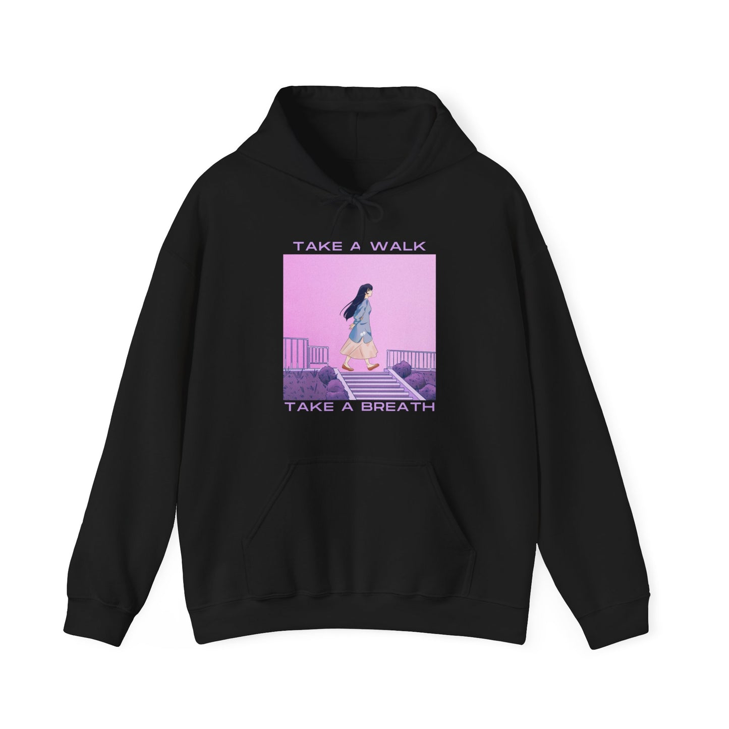 Take A Walk, Take A Breath Unisex Heavy Blend™ Hooded Sweatshirt