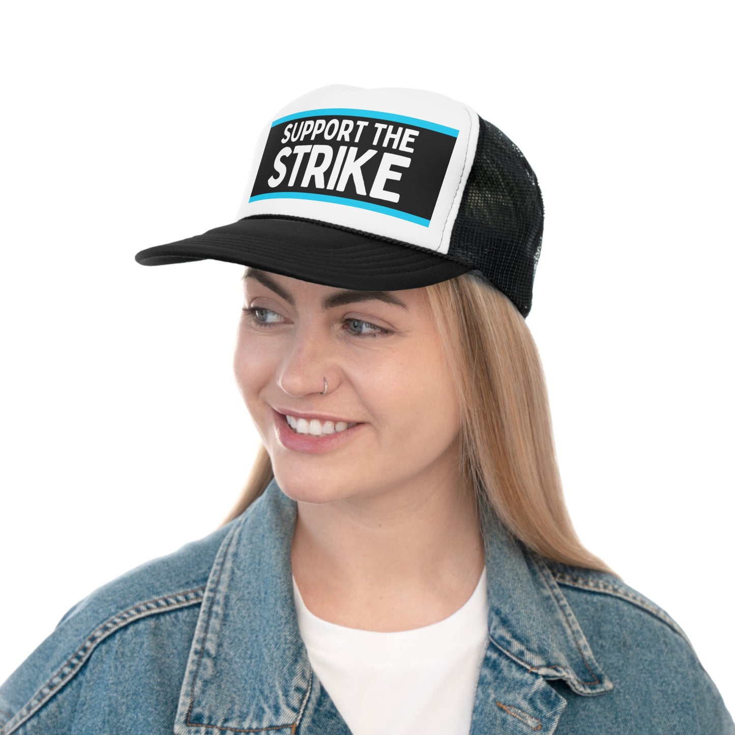 Support The Strike Trucker Caps