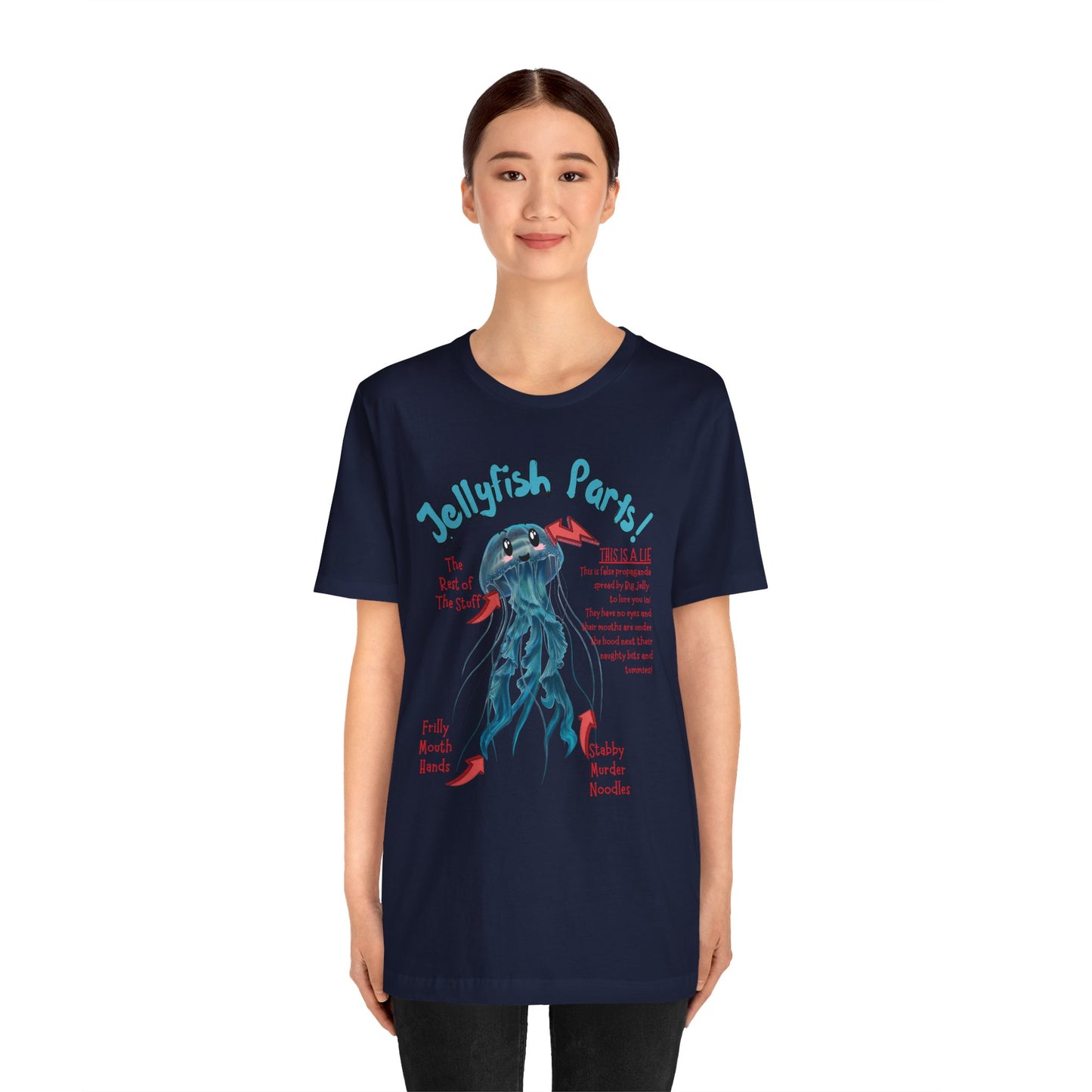 Jellyfish Parts Unisex Jersey Short Sleeve Tee