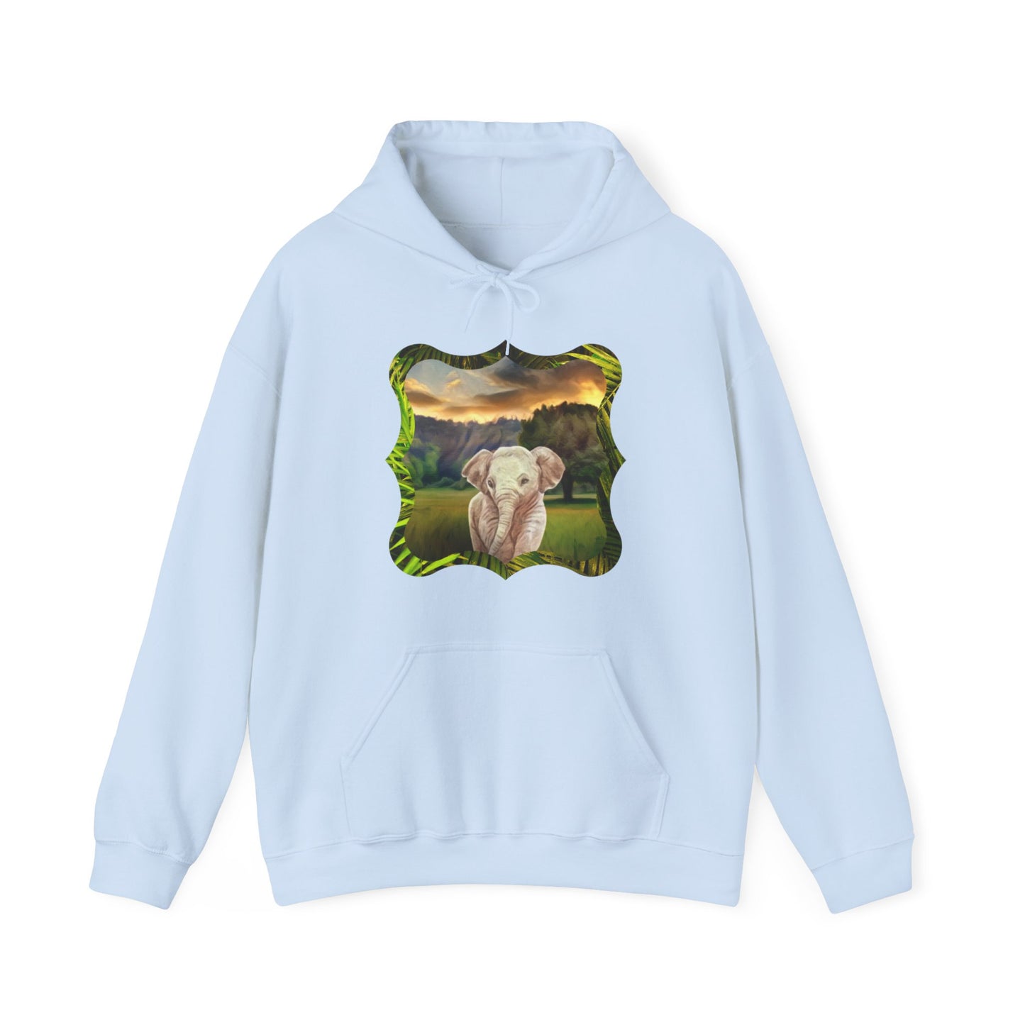 Why are baby elephants so cute, though? Unisex Heavy Blend™ Hooded Sweatshirt