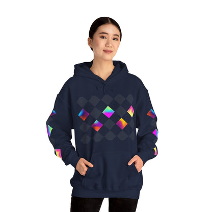 Psychedelic Preppy Print Unisex Heavy Blend™ Hooded Sweatshirt