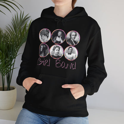 Girl Band - Famous Female Scientists Unisex Heavy Blend™ Hooded Sweatshirt