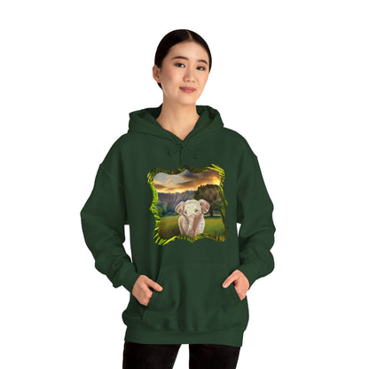 Why are baby elephants so cute, though? Unisex Heavy Blend™ Hooded Sweatshirt