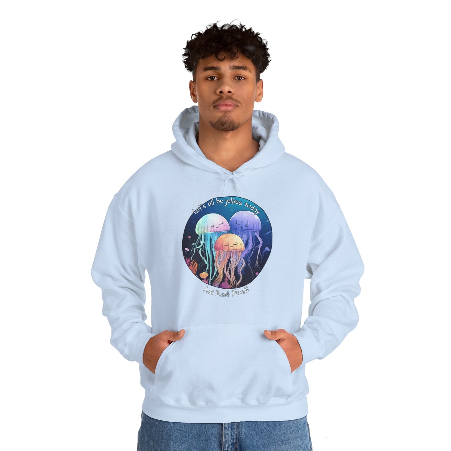 Let's All Be Jellies Today Unisex Heavy Blend™ Hooded Sweatshirt