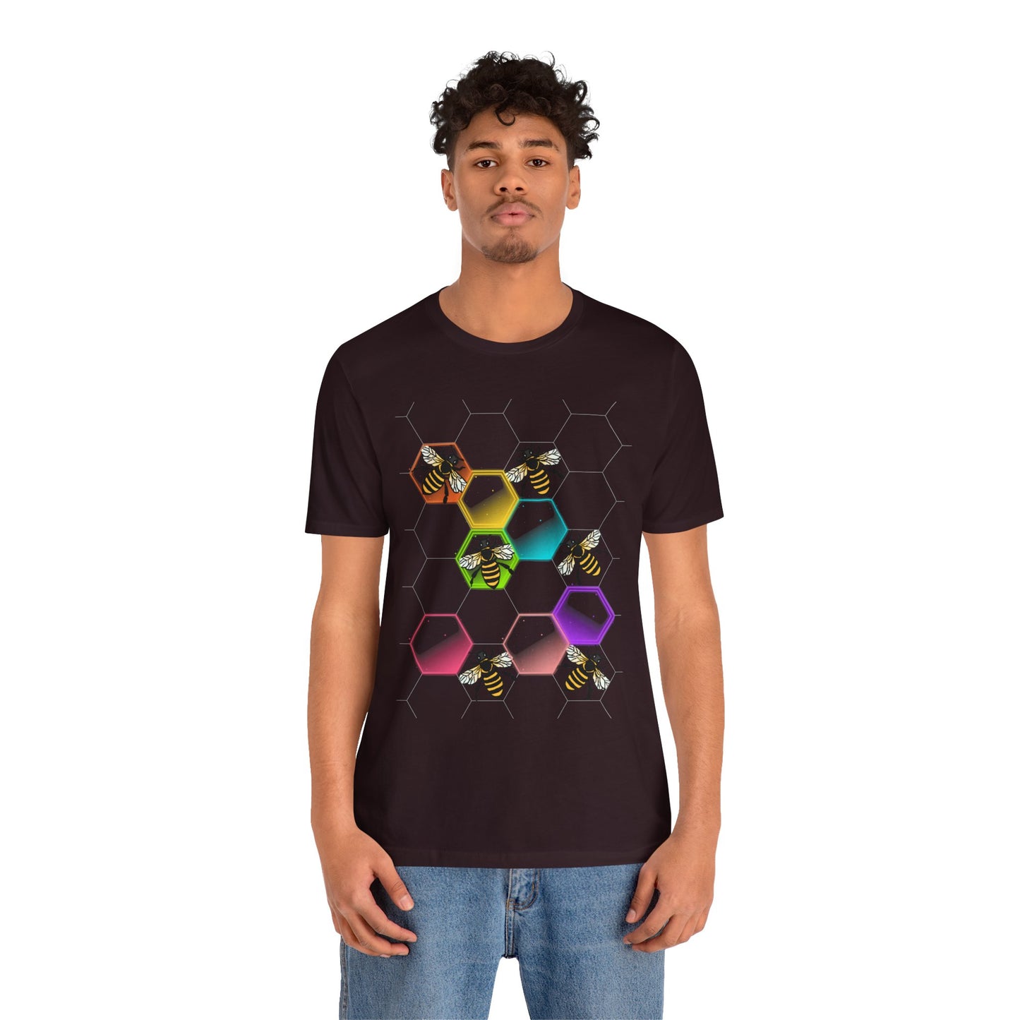 Disco Bees Unisex Jersey Short Sleeve Tee