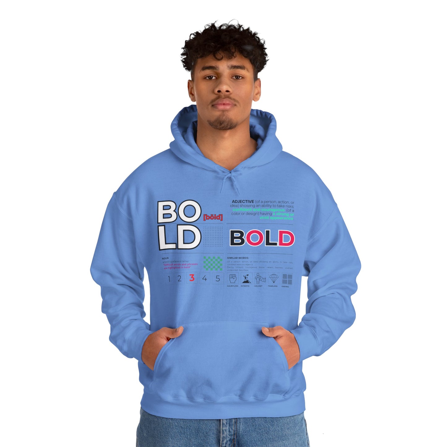 Bold Unisex Heavy Blend™ Hooded Sweatshirt