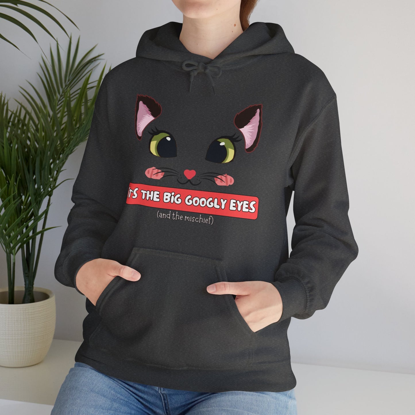 Big Googly Eyes Unisex Heavy Blend™ Hooded Sweatshirt