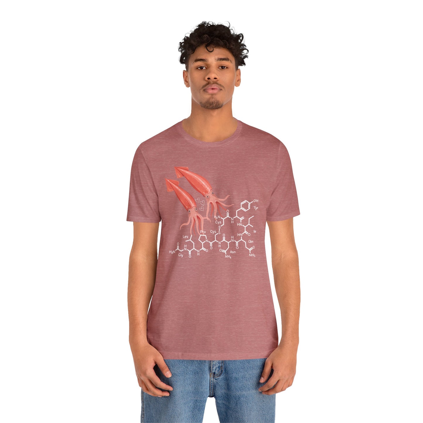 Oxytocin - Squid in Love Unisex Jersey Short Sleeve Tee