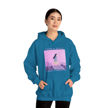 Take A Walk, Take A Breath Unisex Heavy Blend™ Hooded Sweatshirt