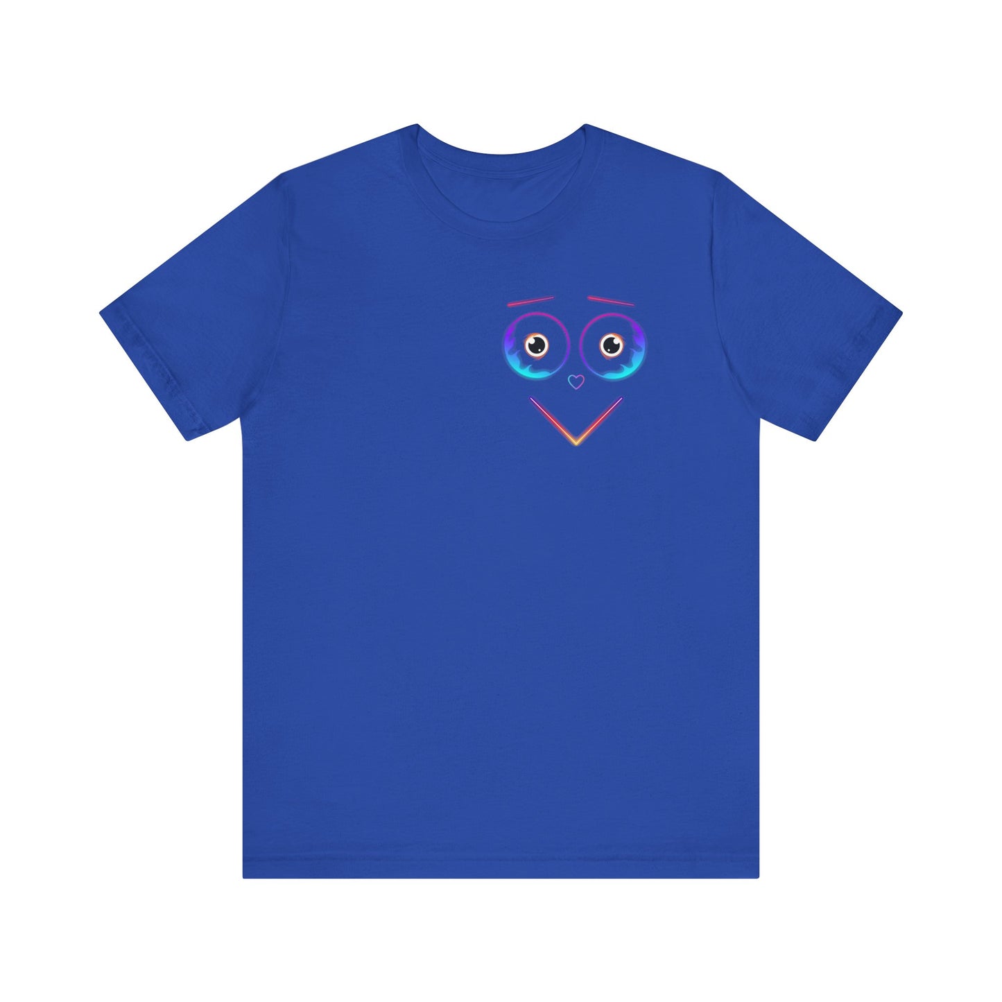 Neon Happy Face Unisex Jersey Short Sleeve Tee