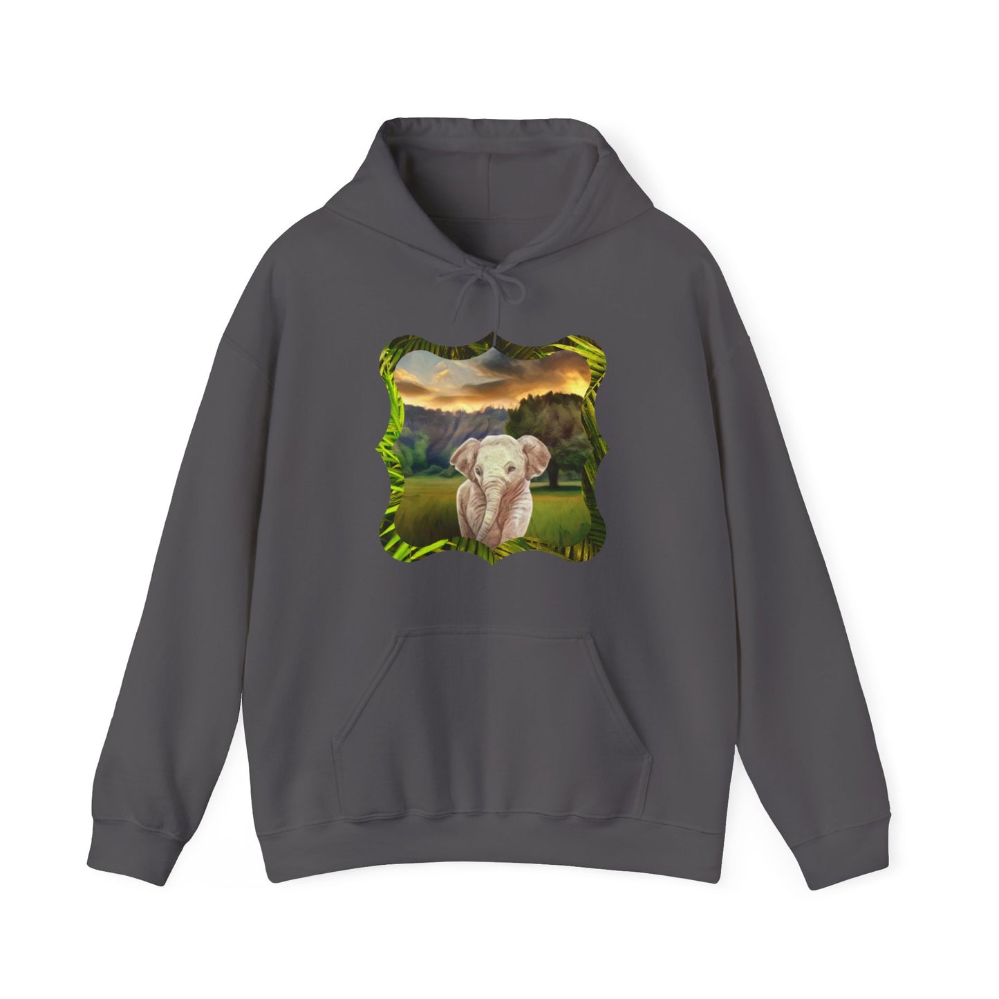 Why are baby elephants so cute, though? Unisex Heavy Blend™ Hooded Sweatshirt