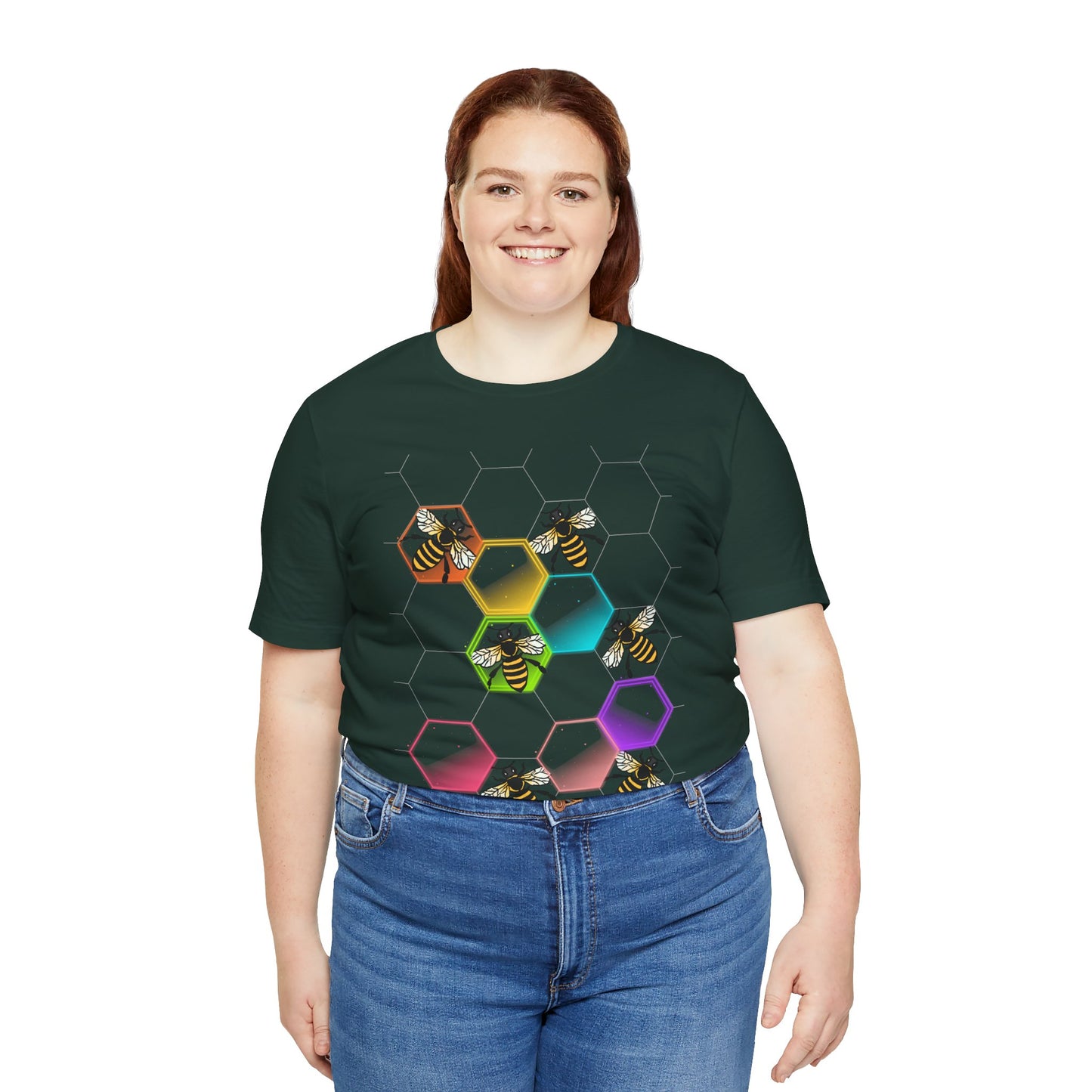 Disco Bees Unisex Jersey Short Sleeve Tee