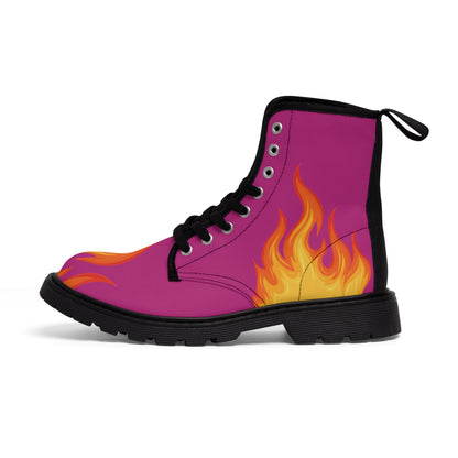 Fire Walk With Me Women's Canvas Boots