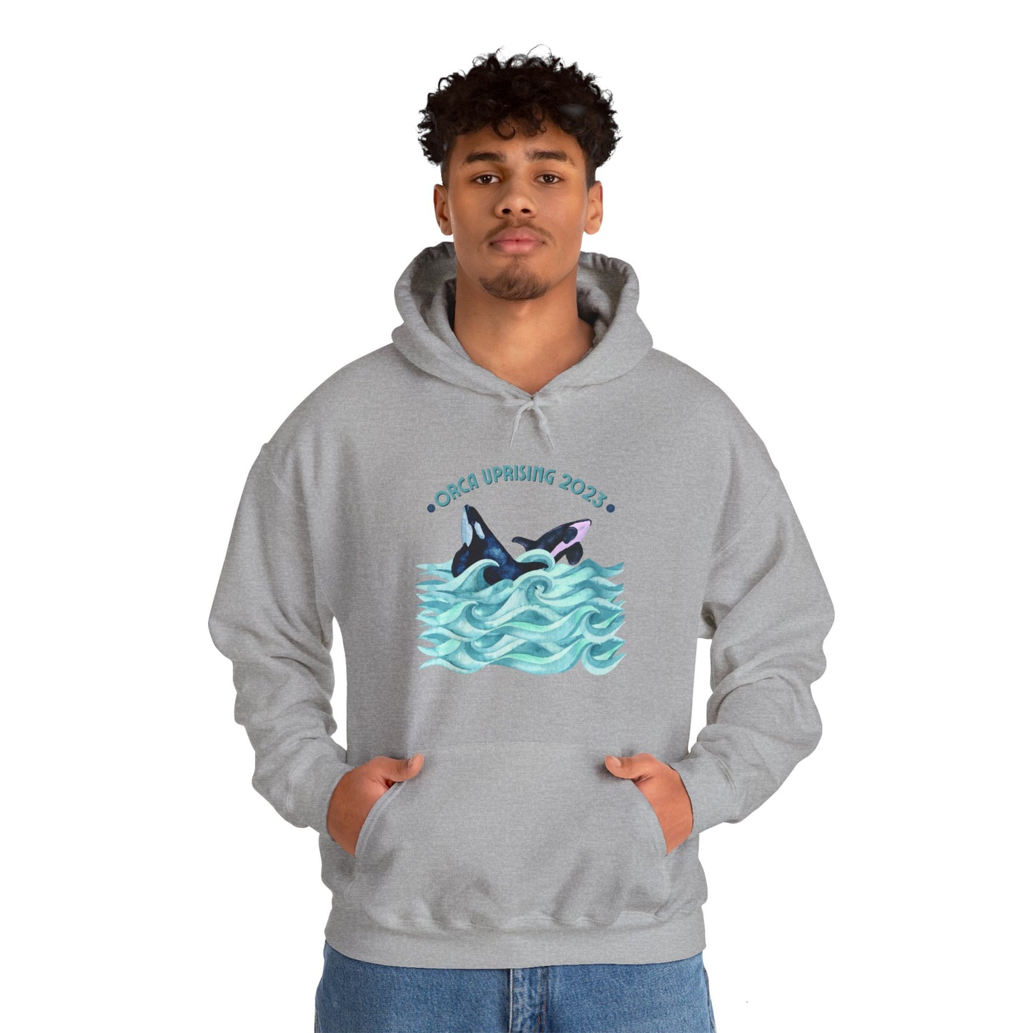 Orca Uprising Unisex Heavy Blend™ Hooded Sweatshirt