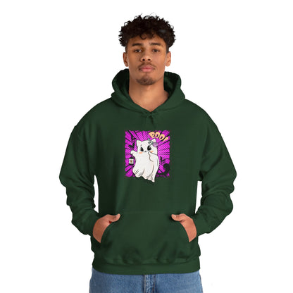 Boo Kitty Unisex Heavy Blend™ Hooded Sweatshirt