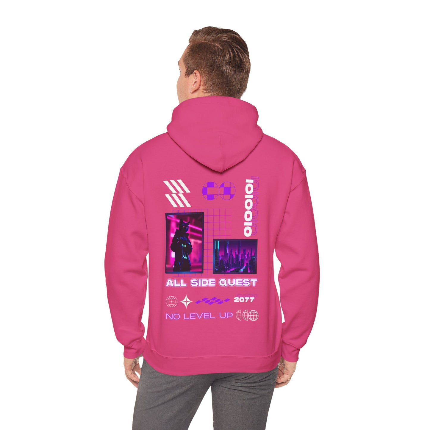 No Level Up Unisex Heavy Blend™ Hooded Sweatshirt