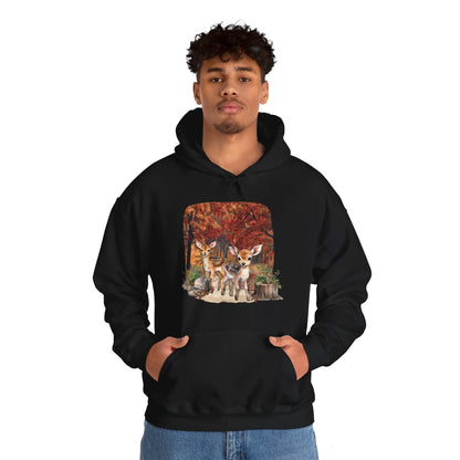 Autumn Fawns Unisex Heavy Blend™ Hooded Sweatshirt