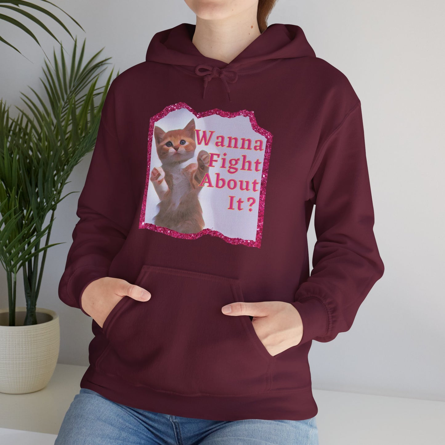 Feisty Kitty Unisex Heavy Blend™ Hooded Sweatshirt