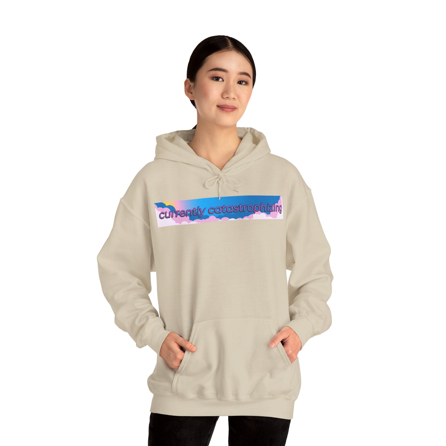 Currently Catastrophizing Unisex Heavy Blend™ Hooded Sweatshirt