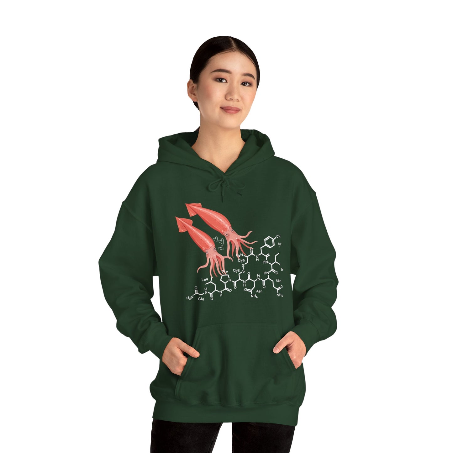 Squid Love - Oxytocin Unisex Heavy Blend™ Hooded Sweatshirt