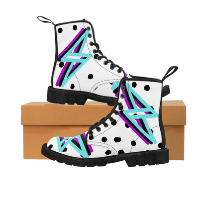 Bolts & Dots Women's Canvas Boots