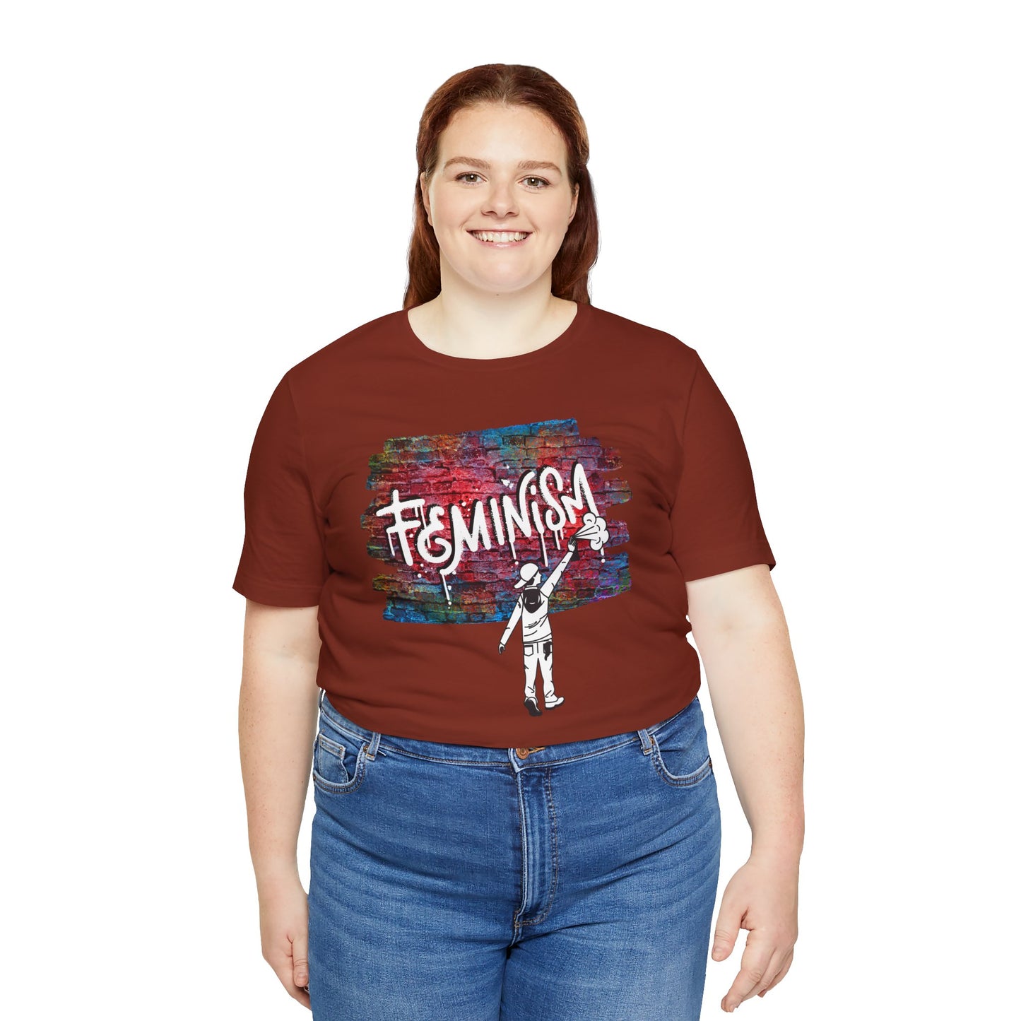 Graffiti Feminism Unisex Jersey Short Sleeve Tee